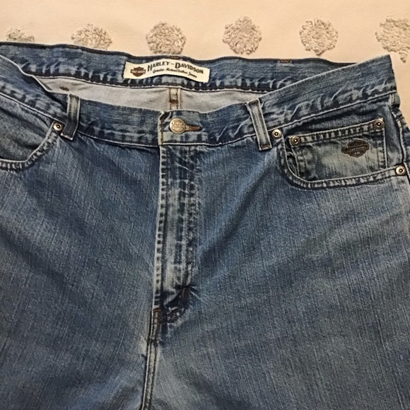 Harley Davidson Men’s Straight Leg Jeans. Size 40” x 32l L - Picture 6 of 12